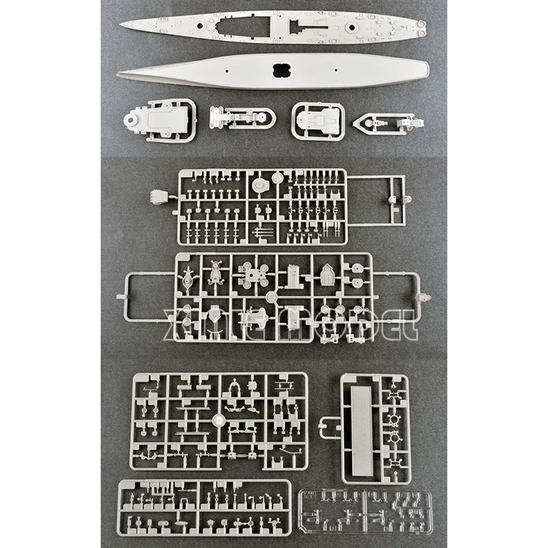 Trumpeter 06738 1/700 Großer Kreuzer USS Alaska CB-1 Militärisches zusammengebautes Maßstabsmodell-Set zum Selbermachen, Spielzeug, für Sammlung, Geburtstagsgeschenk