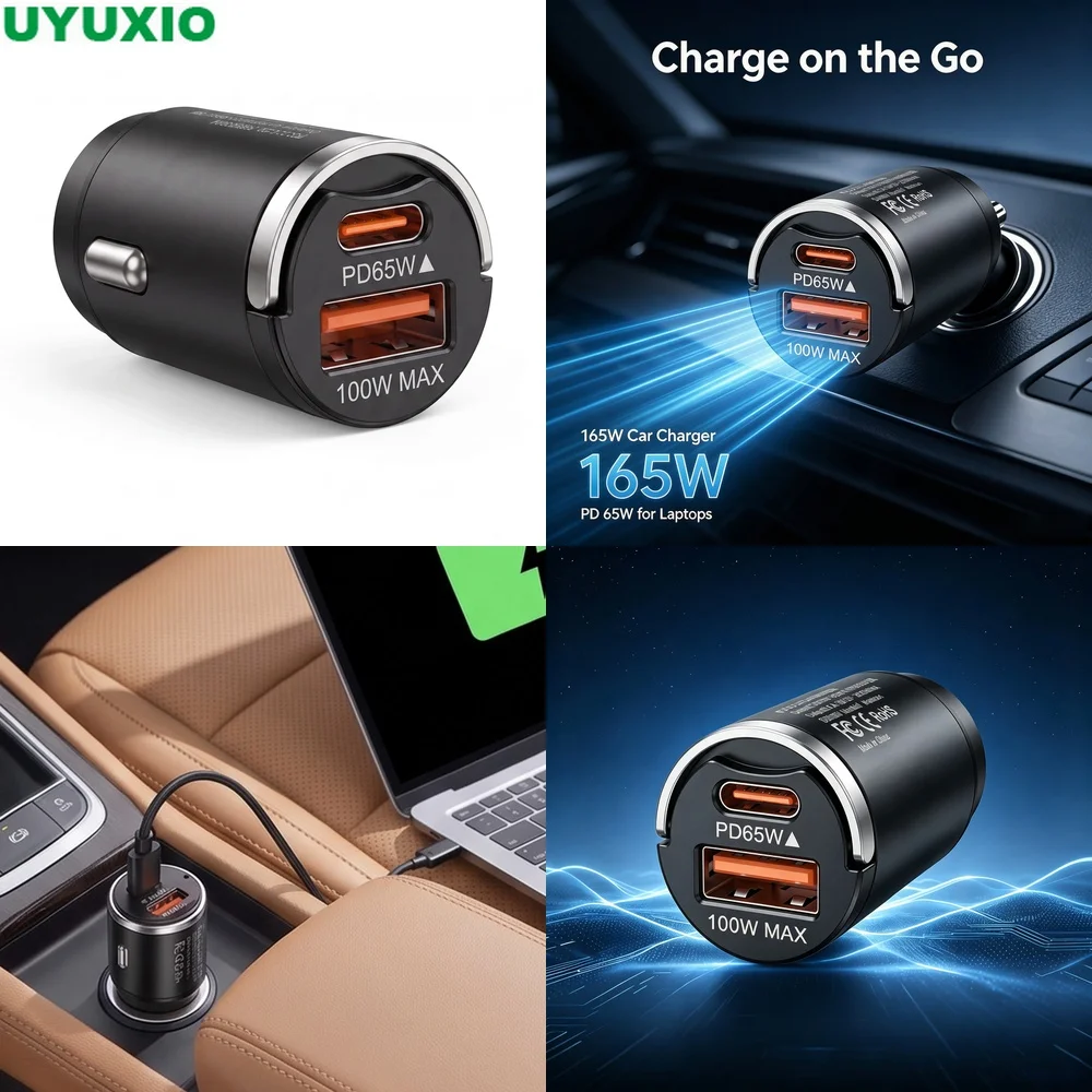 carregador-de-viagem-para-carro-de-165w-corpo-em-liga-de-zinco-resistente-ao-calor-carregamento-duplo-usb-c-65w-e-usb-a-100w-para-telefones-tablets-e-laptops