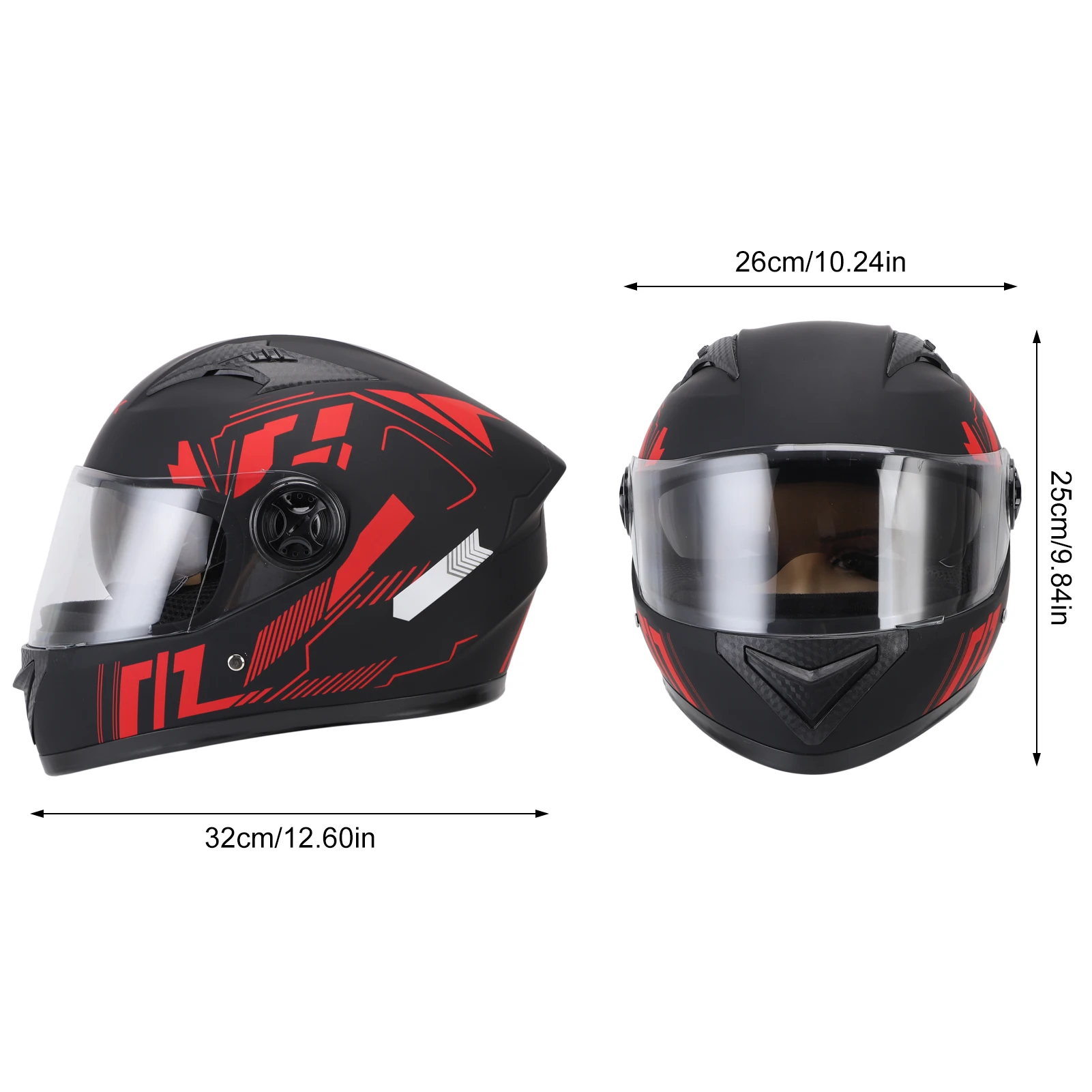Capacete facial completo com aquecedor de pescoço removível, forro respirável e confortável, capacete leve para andar de bicicleta para homens e mulheres