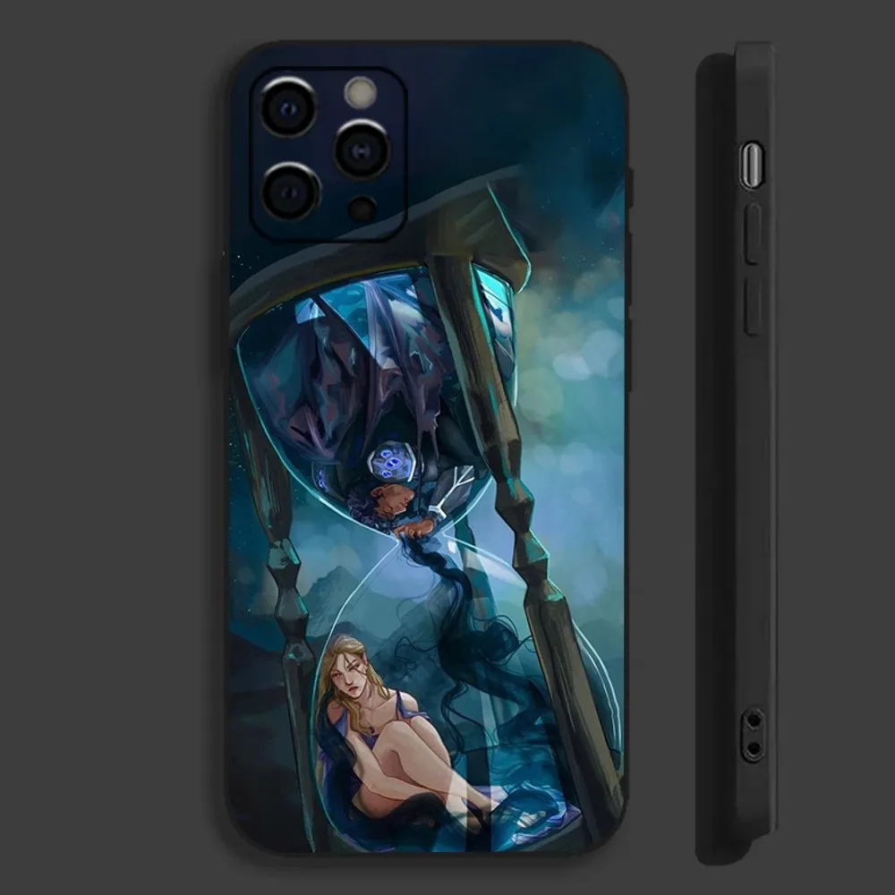 Acotar Court M-Mist and Fury Phone Case For Apple iPhone 15,14,13,12,11,Pro,X,XS,Max,XR,Plus,Mini Soft Black Cover