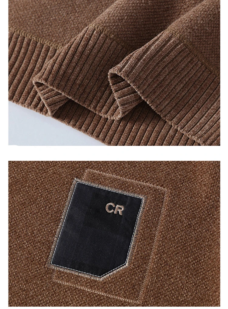 Autumn Fashion Sweater Male Pullover Men's Streetwear Casual Knit Men's Jumpers Spring Sweat-shirt Men Clothing Solid Color