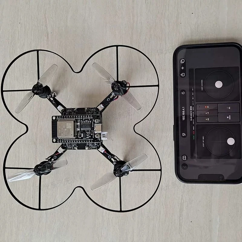 Open‑Source ESP32 Mini Quadcopter DIY Assembly Kit, Self‑Build Multirotor Drone Parts Package for Maker Development Project