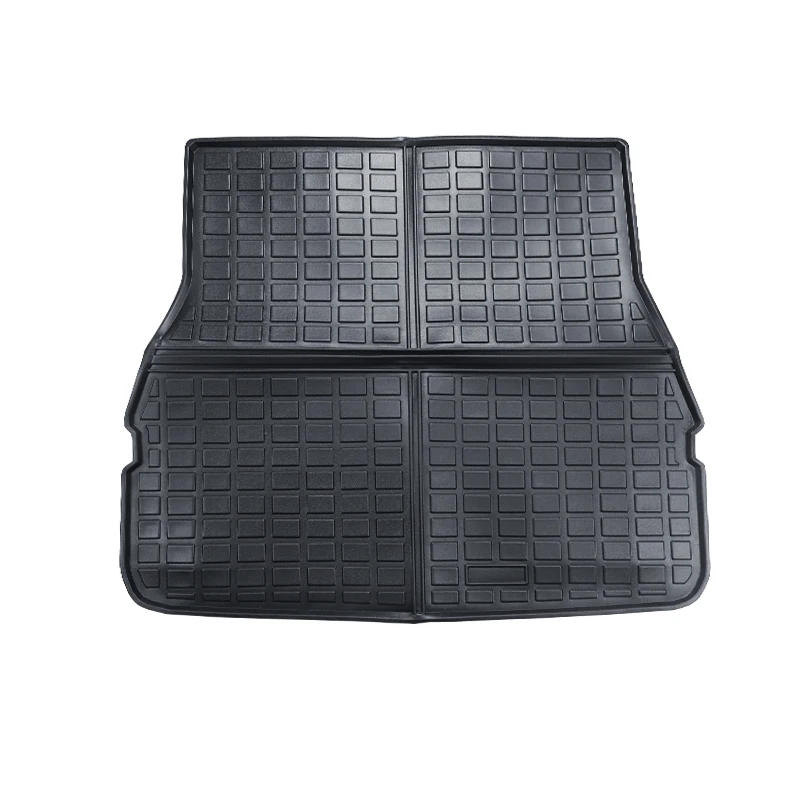 Alfombrillas o tapete de maletero de TPE impermeables y antideslizantes, a medida para todo tipo de clima, para Toyota Land Cruiser 300 LC300 2021-2025 VXR/GXR