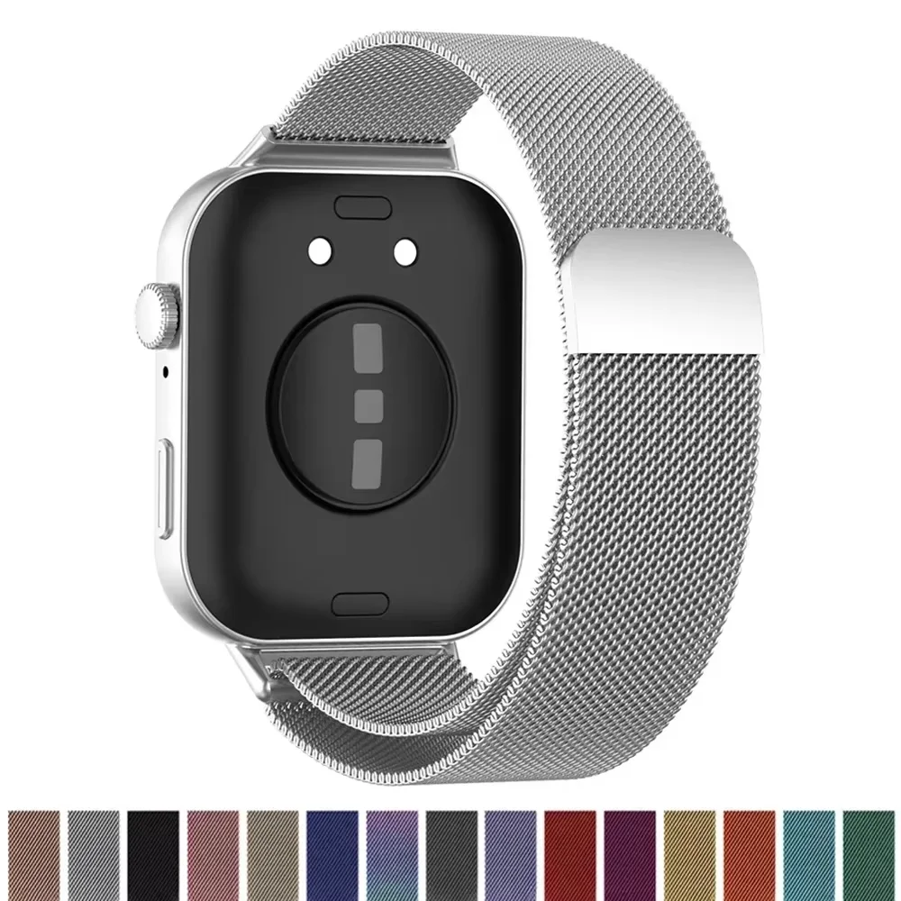 Milanese Loop Strap for Huawei Watch Fit 5/4/3 Metal Bracelet Wristband for Huawei Watch Fit 5/4 Pro Smartwatch Replacement Belt