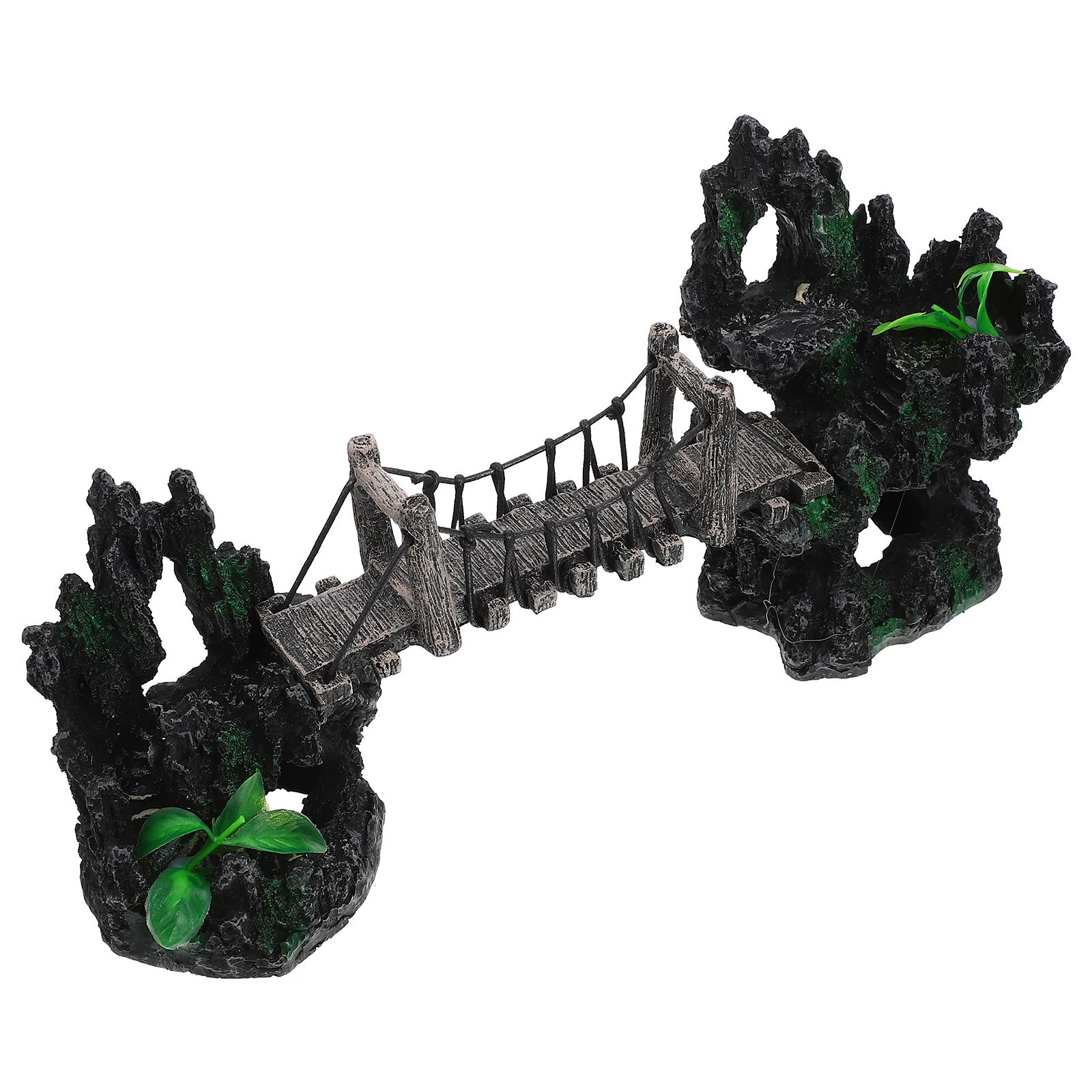 

Ornaments Resin Bridge Decoration Fish Tank Aquarium Accessories Rockery Adornment