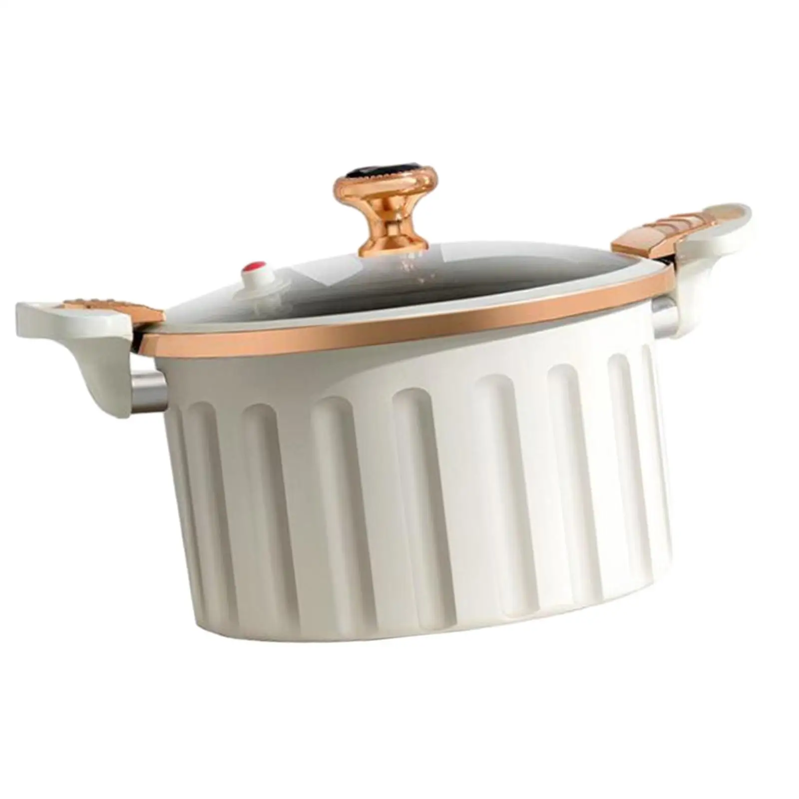 Stovetop Cooking Pot 8L Glass Noodles Bowl with Cover Heat Resistant Simmer Pot Saucepan for Food Tea Milk Cereals Pasta Noodle