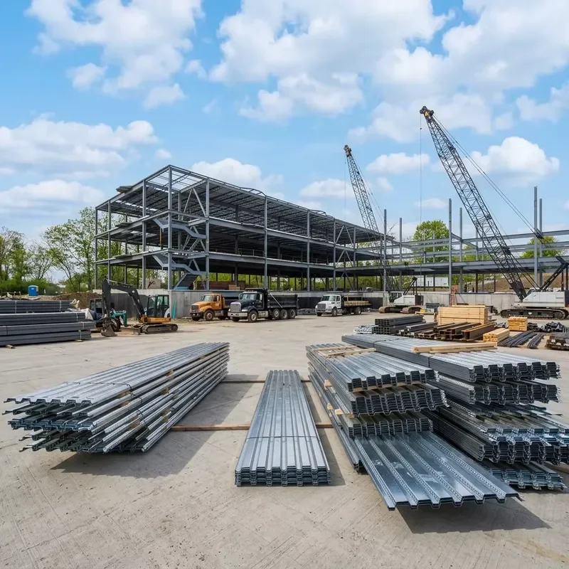 Economical Industrial Metal Frame Heavy Duty Steel Truss Structure for Warehouse Workshop Construction Support Beam