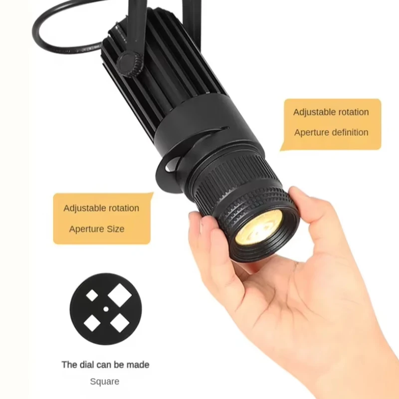 3/5/7/10/12/15/30W Surface Mounted Ceiling Spotlight LED Bar Museum Restaurant Bar Atmosphere Light Zoom Shop Aperture Light Hot