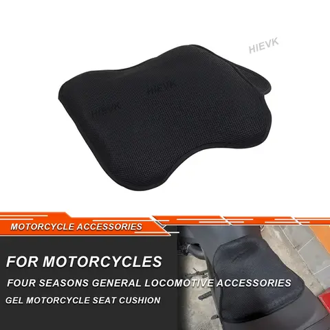 오토바이 젤 시트 쿠션 통기성 단열 에어 패드 커버 안티 슬립 선 스크린 시트 커버 충격 흡수 사계절