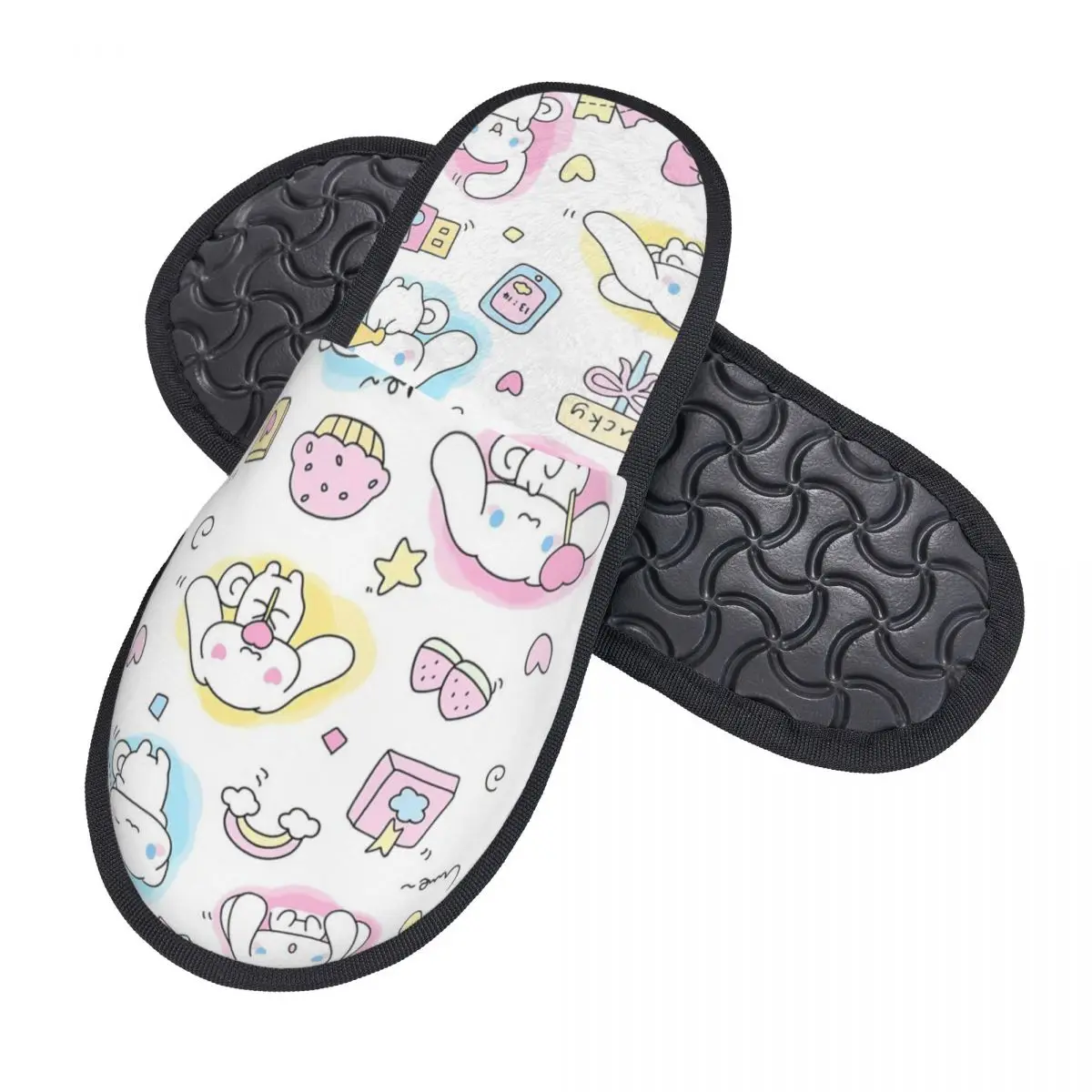 Custom Cinnamoroll New Anime Cozy Scuff Memory Foam Slippers Women Spa House Shoes