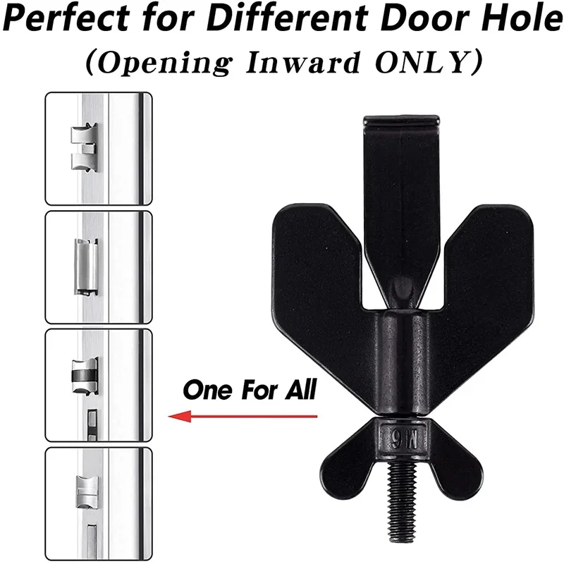 Door Lock Security for Travel | Heavy Duty Portable Door Lock Stoppers | Hotel Door Jammer Home Security Lock Latch Device Apart