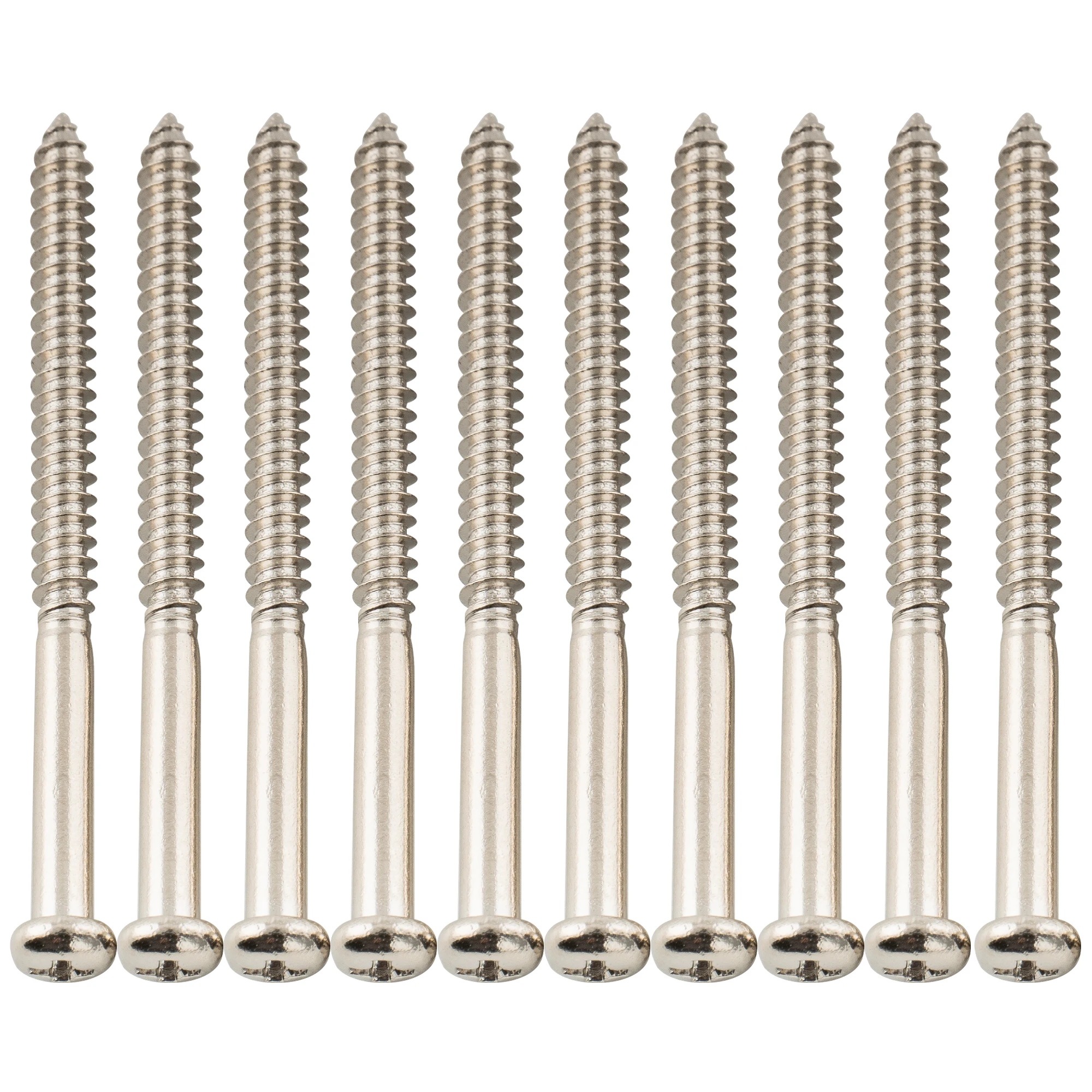 

Musiclily Ultra 2.6x35mm Stainless Steel Pickup Mounting Screws for JB PB P90 JM Style Electric Guitar Bass Pickup (Set of 10)