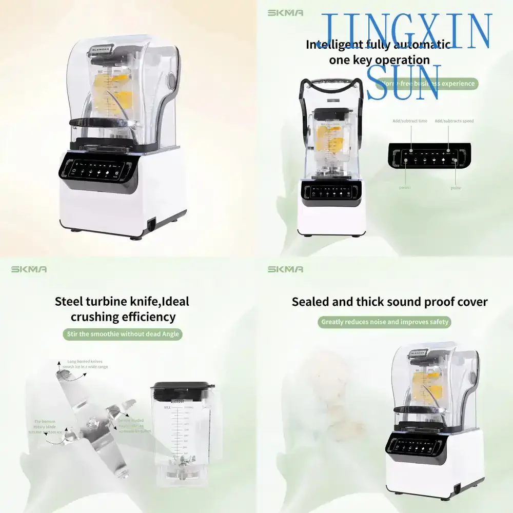 Professional Bubble Tea Shop Large Capacity Blender Mixer for Fruit Fresh Juicer Smoothie Electric Heavy Duty Blender Machine