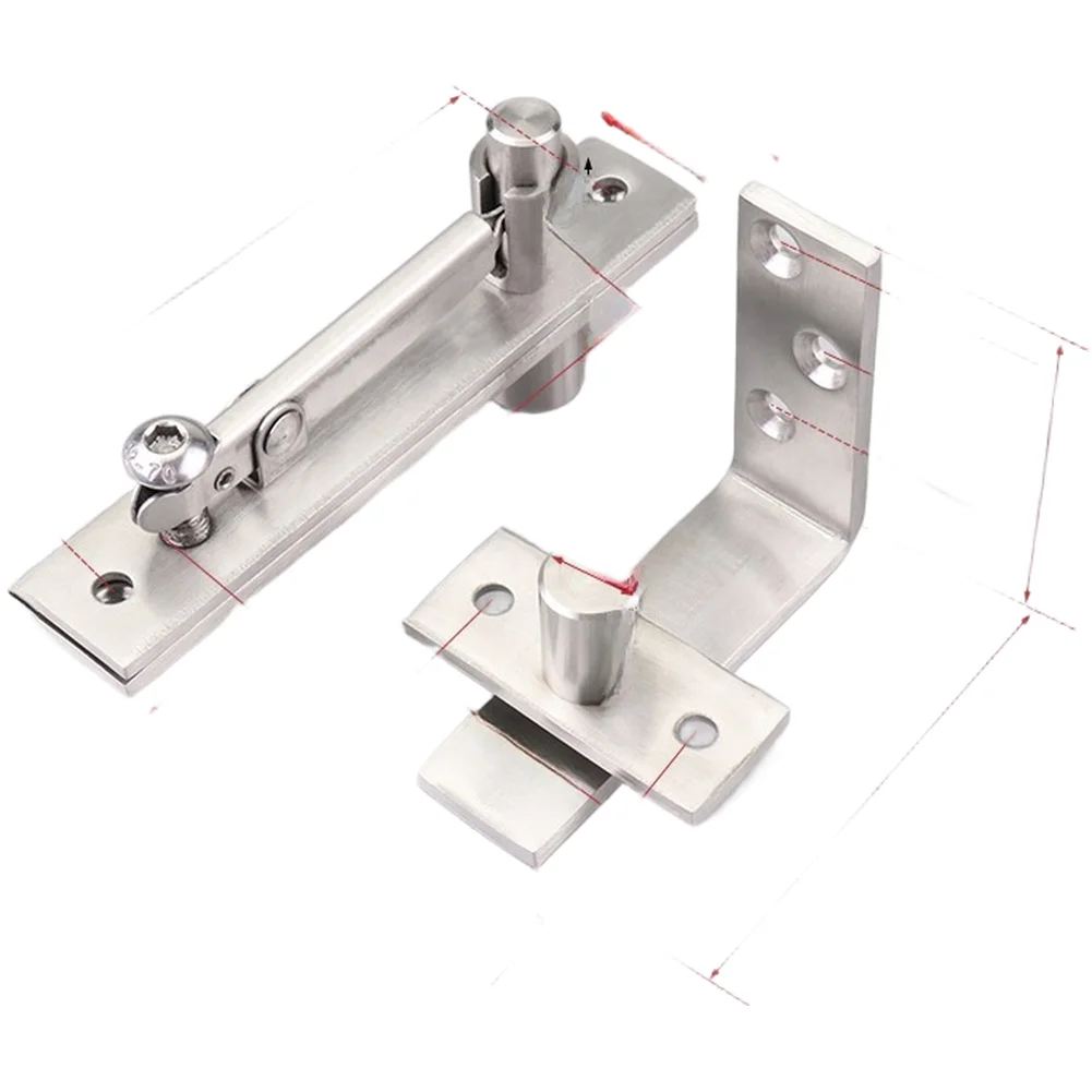 Invisible Door Hinge Constructed from 304 Stainless Steel Featuring Brushed Finish and Heavy-Duty Load Capacity