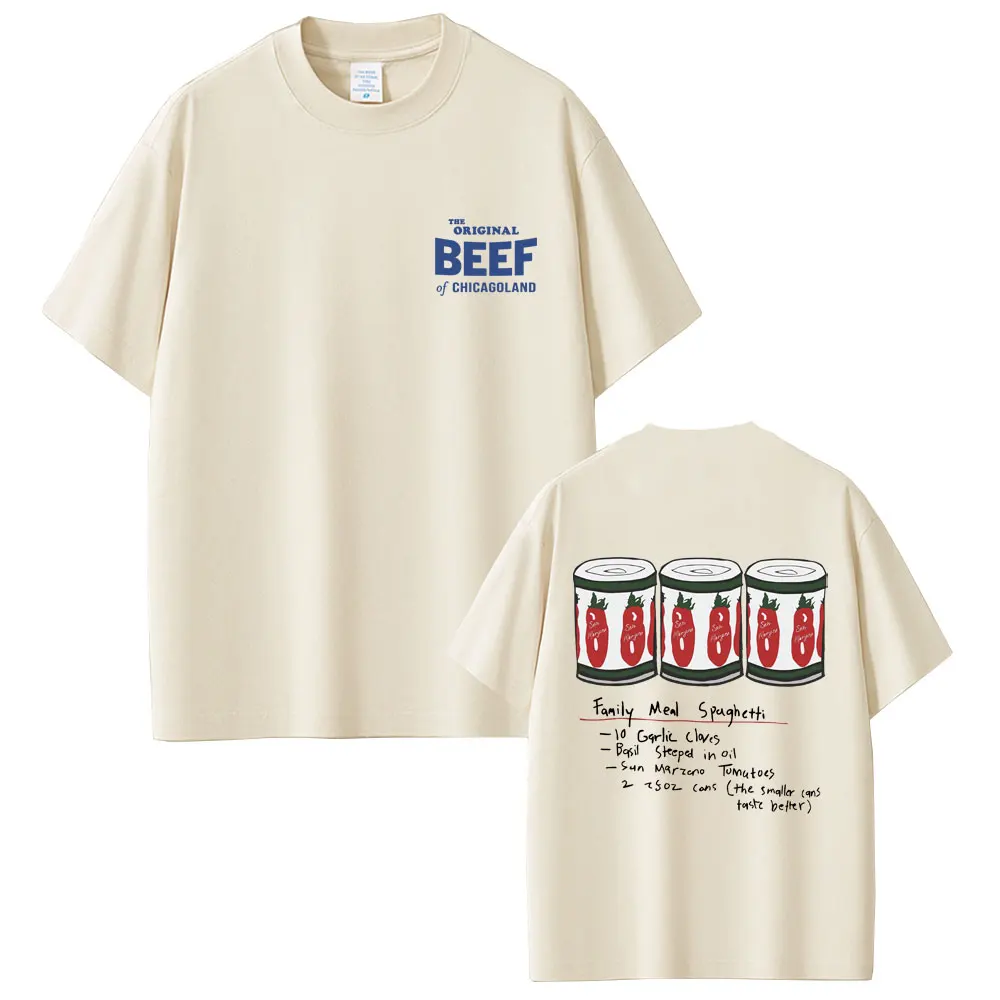 

The Bear TV Show T-shirts The Original Beef of Chicagoland Funny Meme T Shirt Summer Men Women Casual Cotton Vintage T Shirts