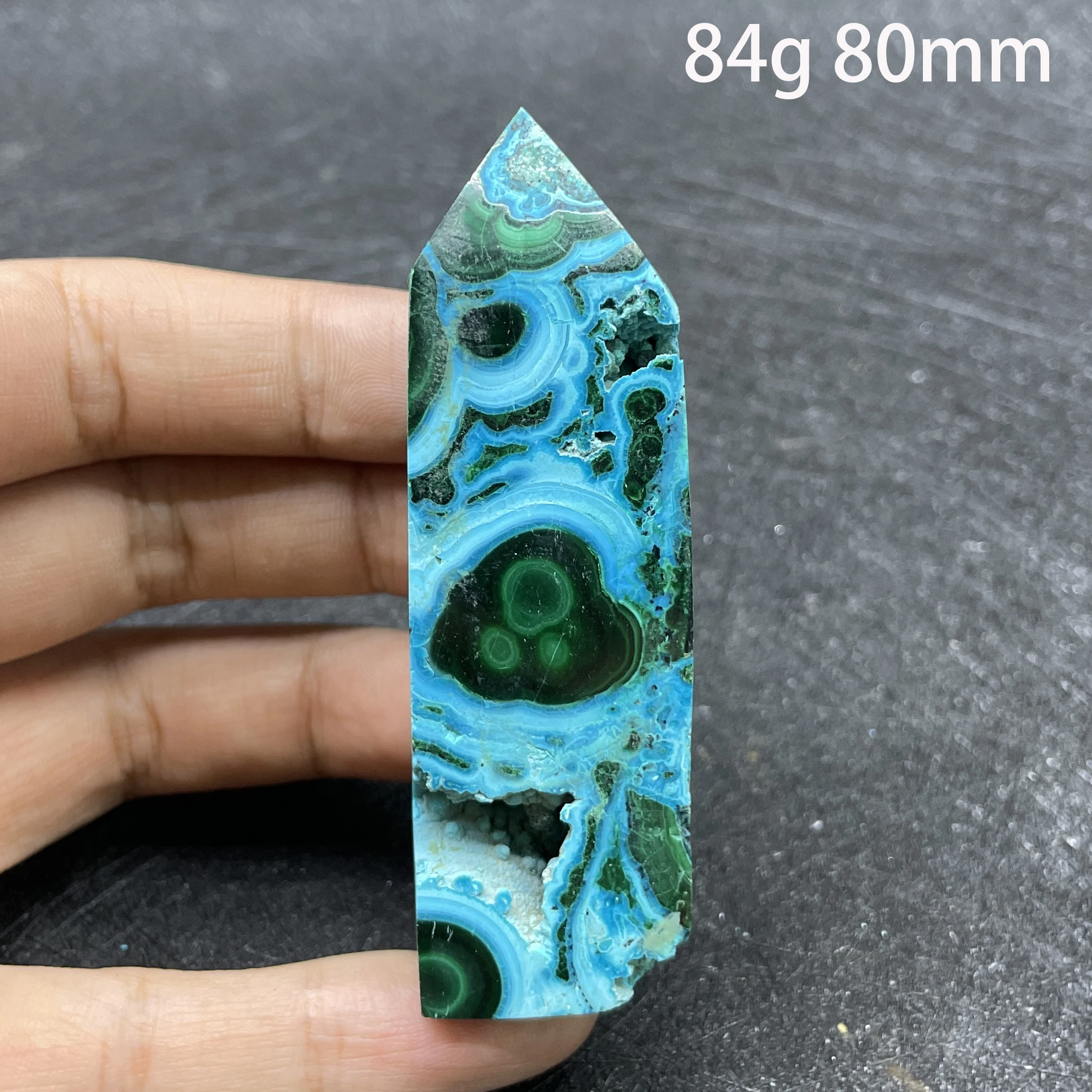 Natural Malachite Stone Chrysocolla Crystal Tower Home Decoration Rock Quartz Wand Point Polished Obelisk Healing Gift