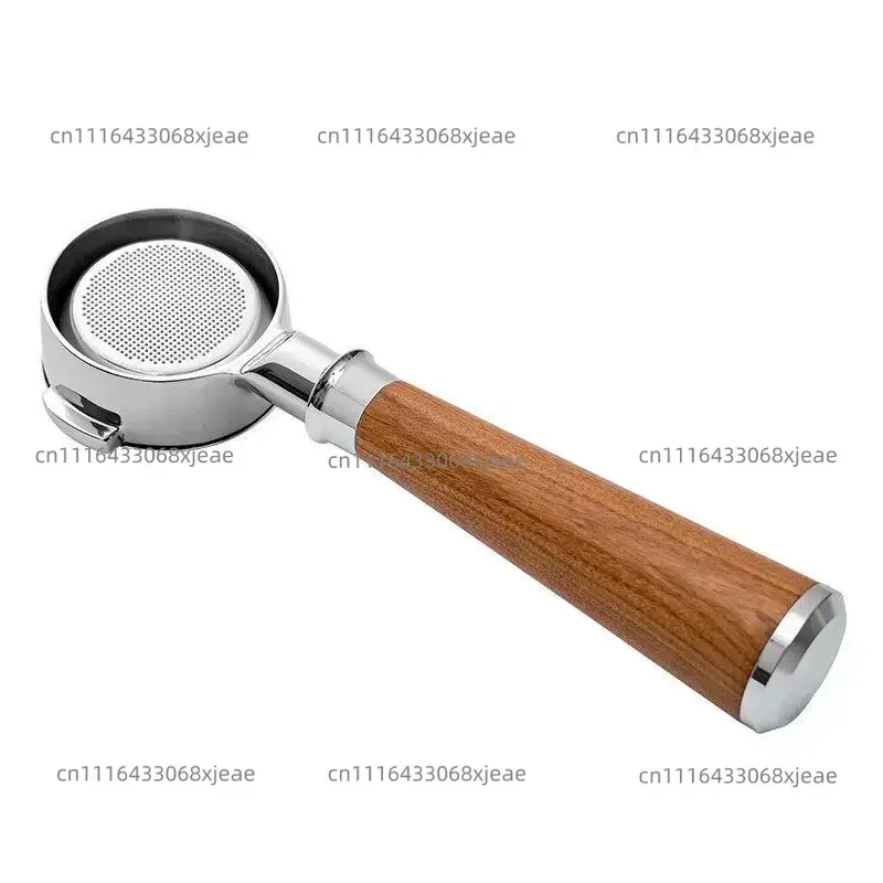 Single-layer Filter Solid Wood Handle E61 Coffee Machine Brewing Head Double 58mm Coffee Bottomless Handle