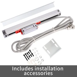 Linear Optical Dimensions Scale Line Optical Rulers 5U 5V TTL for Lathe Mill CNC Machine 120 220 270 320 420 520 620 670 YHSINO