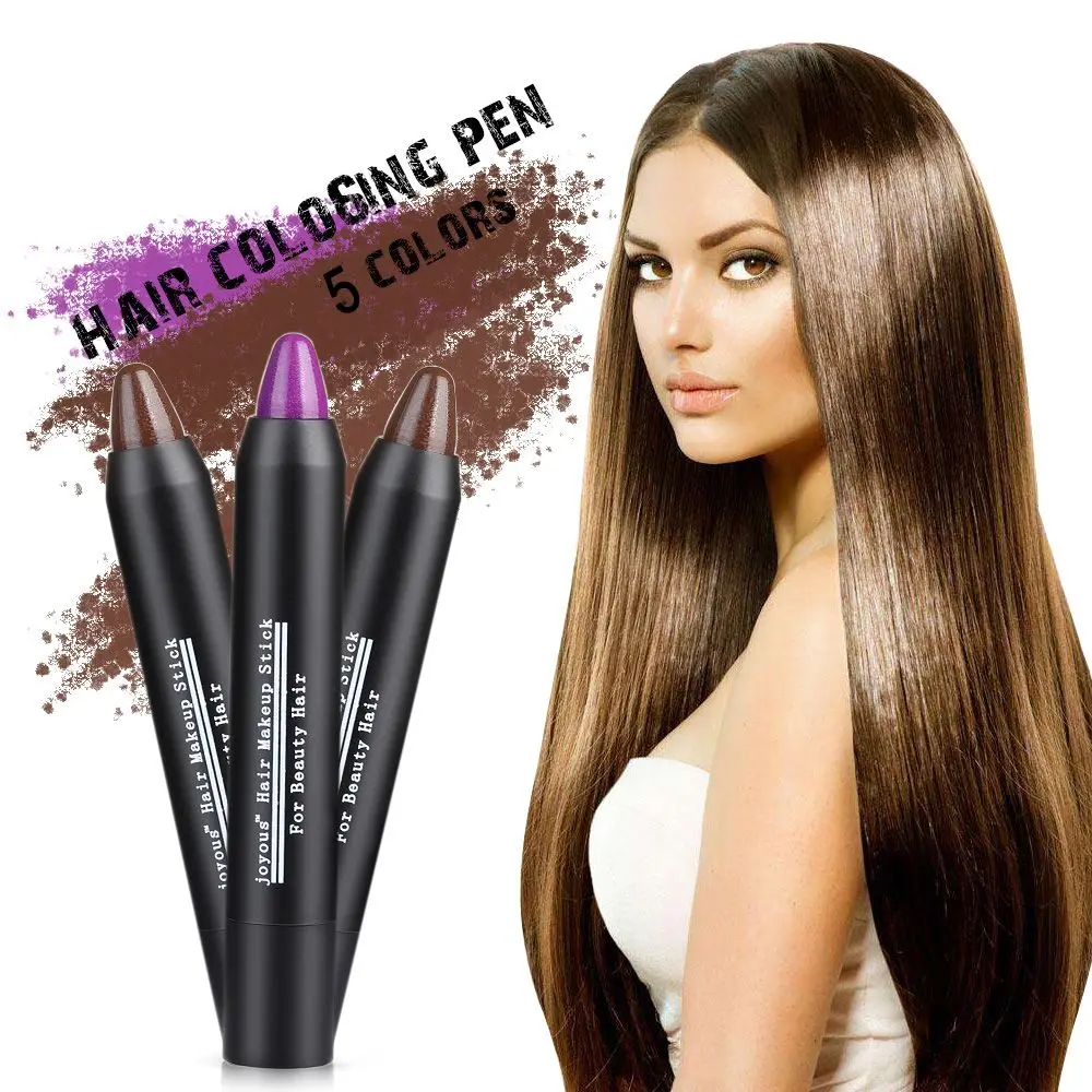Fast Temporary Hair Coloring Stick White Hair Colour Dye JOYOUS Hair Dye Pen Styling Chalk Hairdressing Tool One-Time