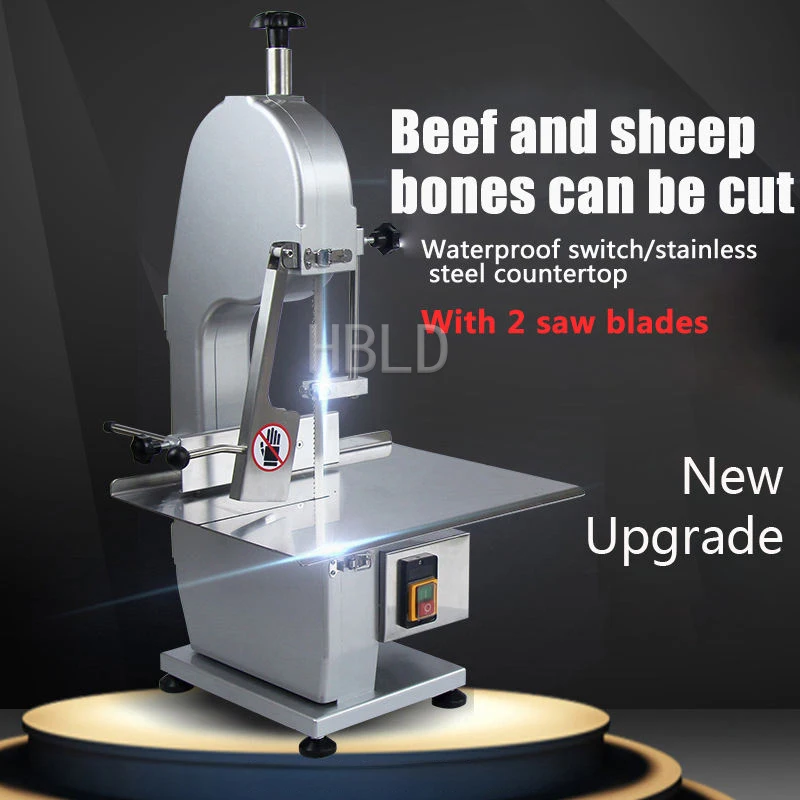 

HBLD Многофункциональная пила для костей 110 В/220 В коммерческого класса для замороженного мяса, свиней, резки ног, кухонного оборудования