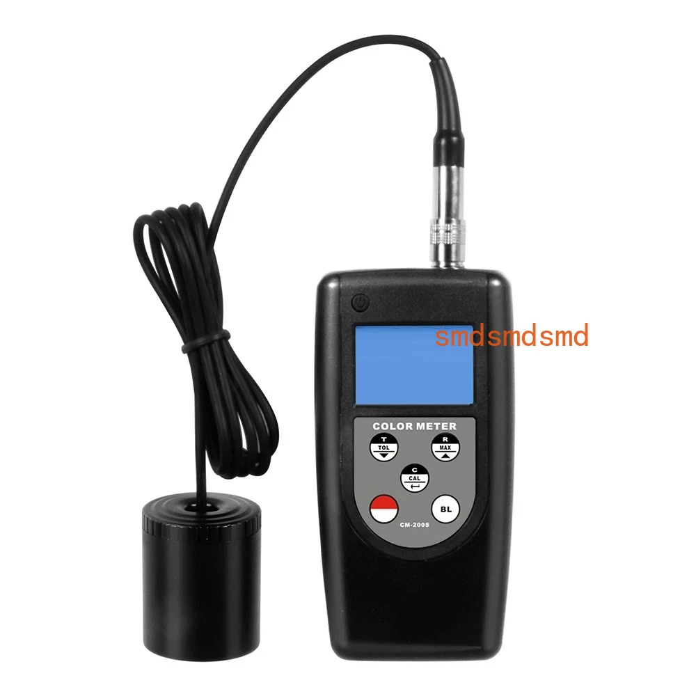 CM-200S Digital colorimeter tristimulus colorimeter textile, paper, leather, spraying color difference detector 9 target colors