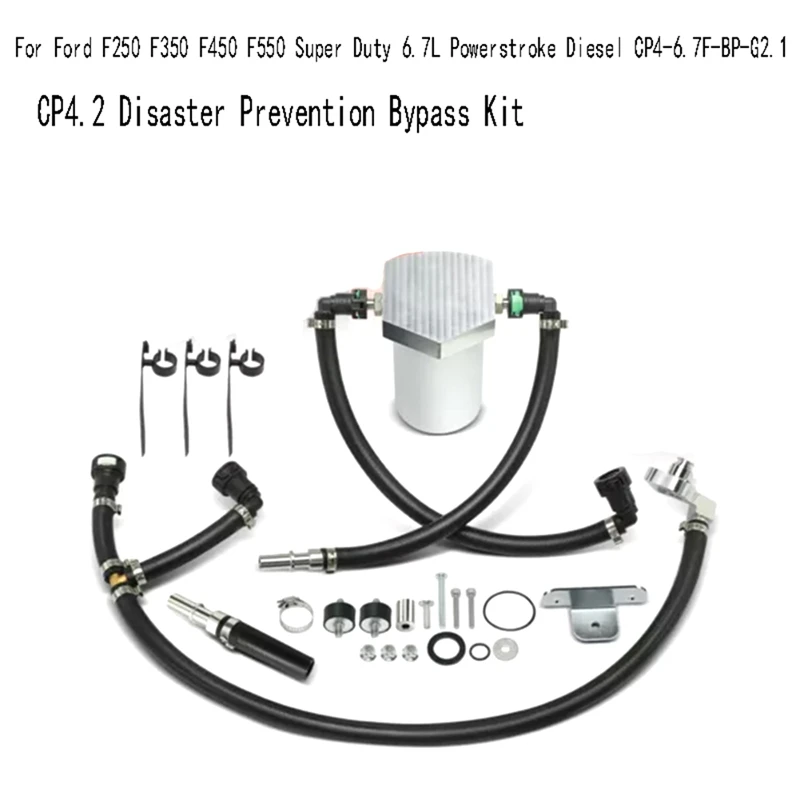 CP4.2 Disaster Prevention Bypass Kit For Ford F250 F350 F450 F550 Super Duty 6.7L Powerstroke Diesel CP4-6.7F-BP-G2.1