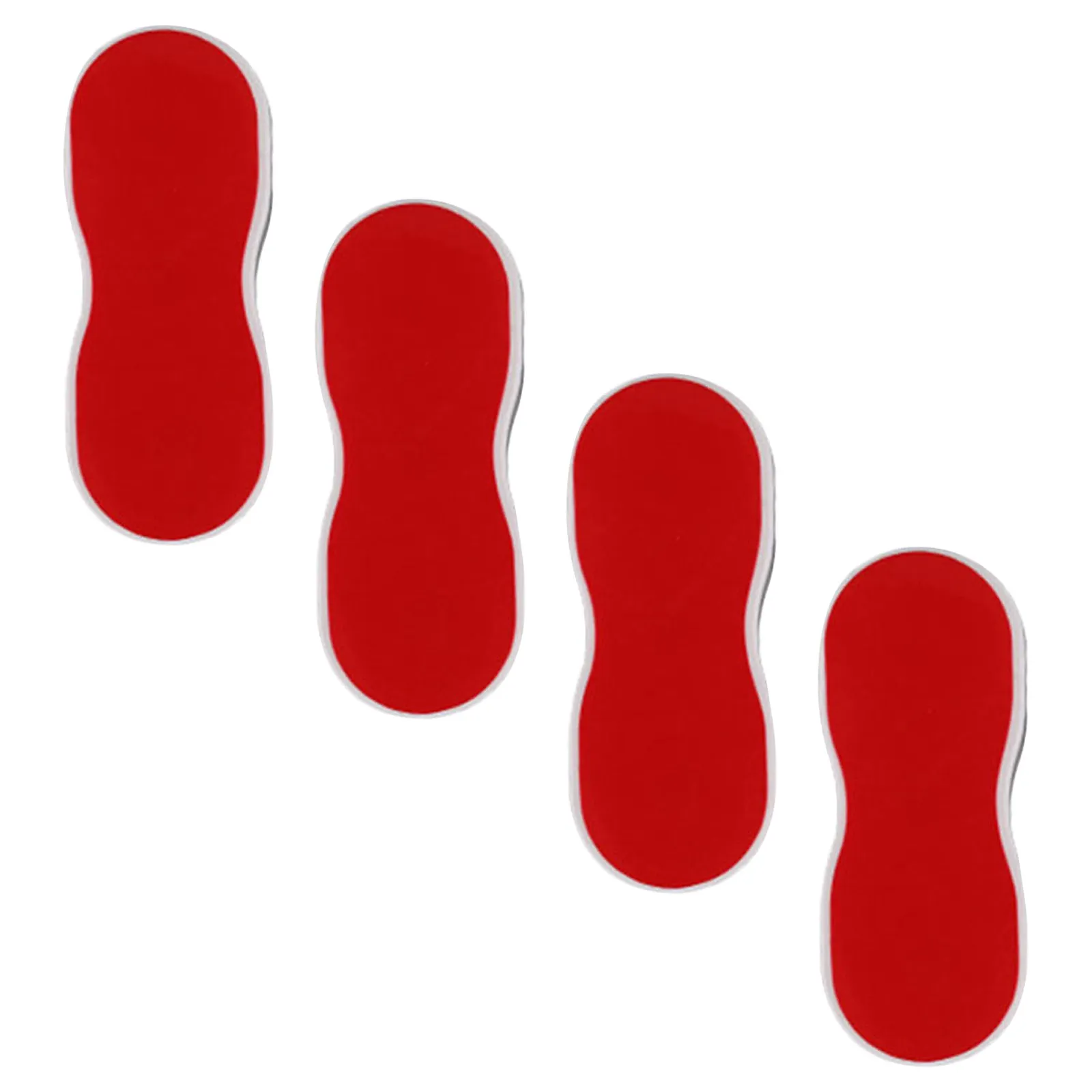 4Pcs Toilet Seat Bumper Gasket Cushioning Pad Self-Adhesive Antislip Mat for Household Toilet Seat Protection Long-Lasting Use