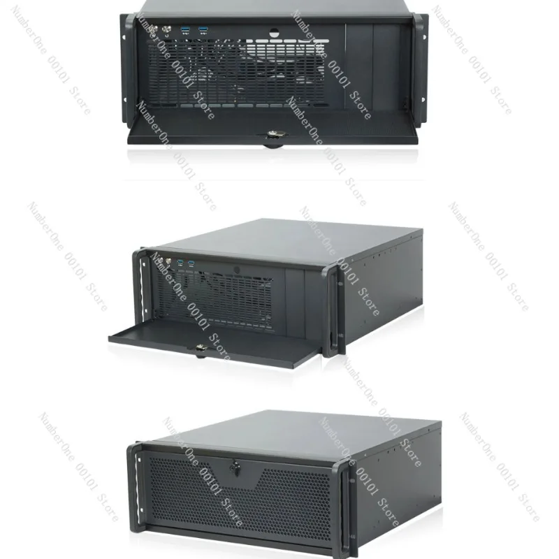 4U short server chassis, 470MM 360 length graphics card 240MM water-cooled server motherboard redundant power supply