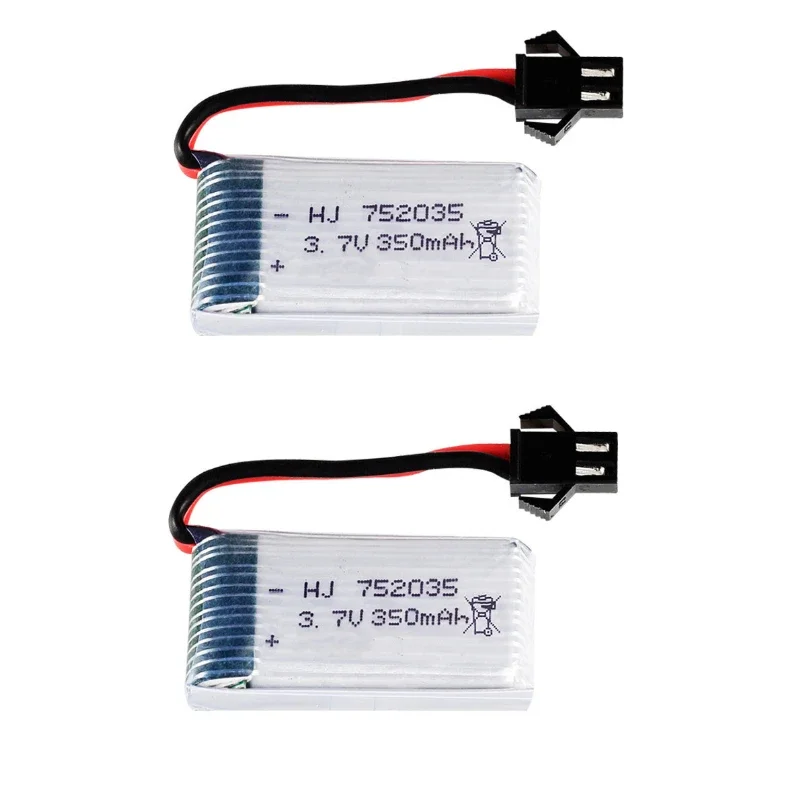 3.7 فولت 350 مللي أمبير جديد للأغراض العامة التحكم عن بعد الطائرات بدون طيار RC الطائرة بدون طيار بطارية توصيل خارجي اكسسوارات ل Hubsan X4 DFD F180 مع SM/JST التوصيل