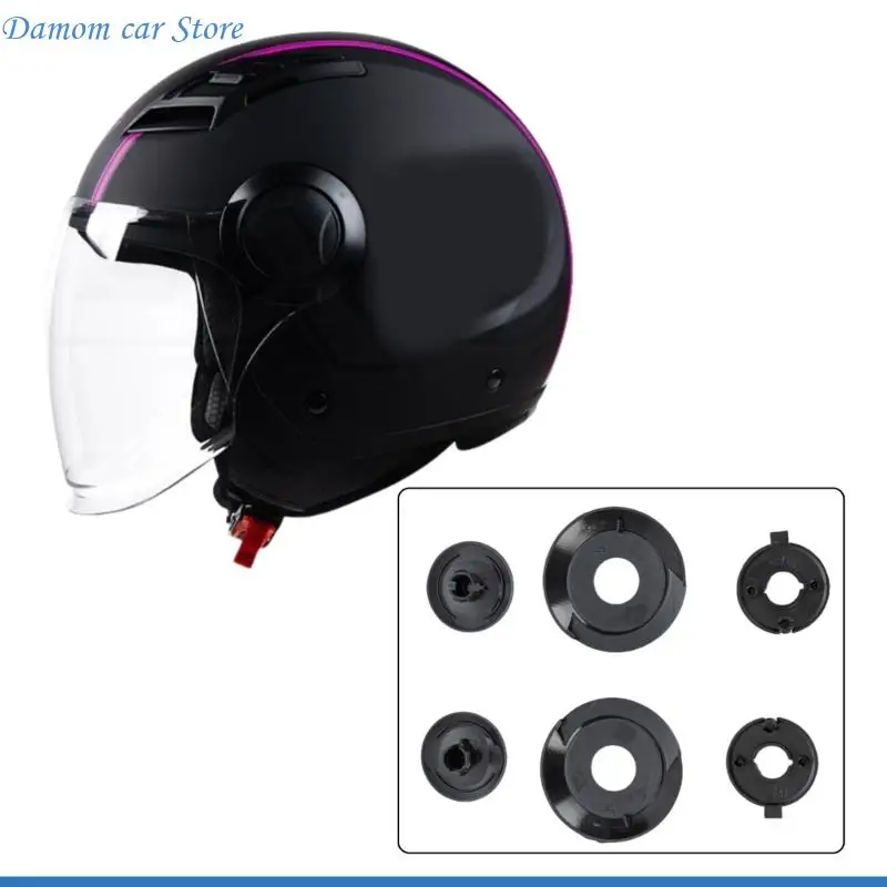A2UC 6 piezas Casco resistente a intemperie Montas Visoradas ajuste ergonómico para motociclistas larga distancia