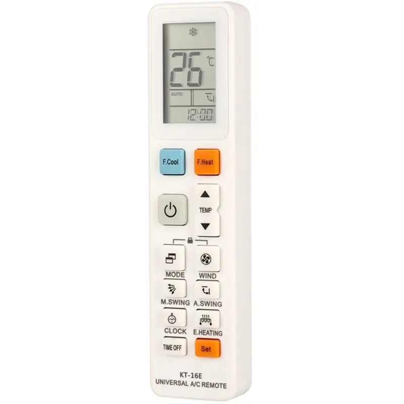 【STABLE QUALITY】KT-16E Mini Air Conditioner Remote Control Universal, Fits For 98% A/C Units, Universal Replacement Remote Contr