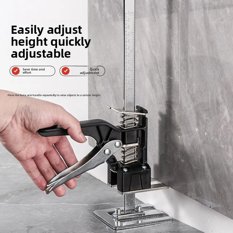 Tegelhefregelaar voor tegelinstallatie, tegelhoogteverstelling, verdikt roestvrij staal met één kolom