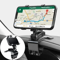 Support de téléphone universel pour voiture, Rotation à 360 degrés, GPS, Clip de tableau de bord, Support de téléphone portable pour voiture, pour iPhone 1