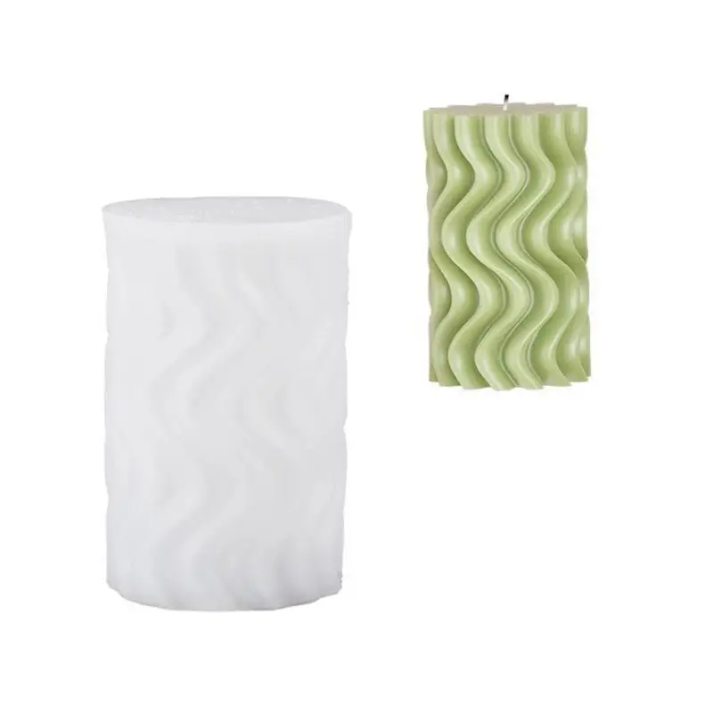 

9HJK Irregular Mold for Wax Crafts Cylinder Scented Mould Jewelry Supply