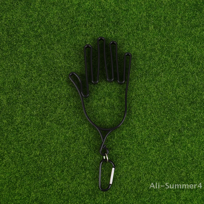 

1Pc Golf Gloves Holder With Carabiner Golf Gloves Stretcher Golfer Tool Gear Gloves Rack Hanger Golf Supplies Accessories