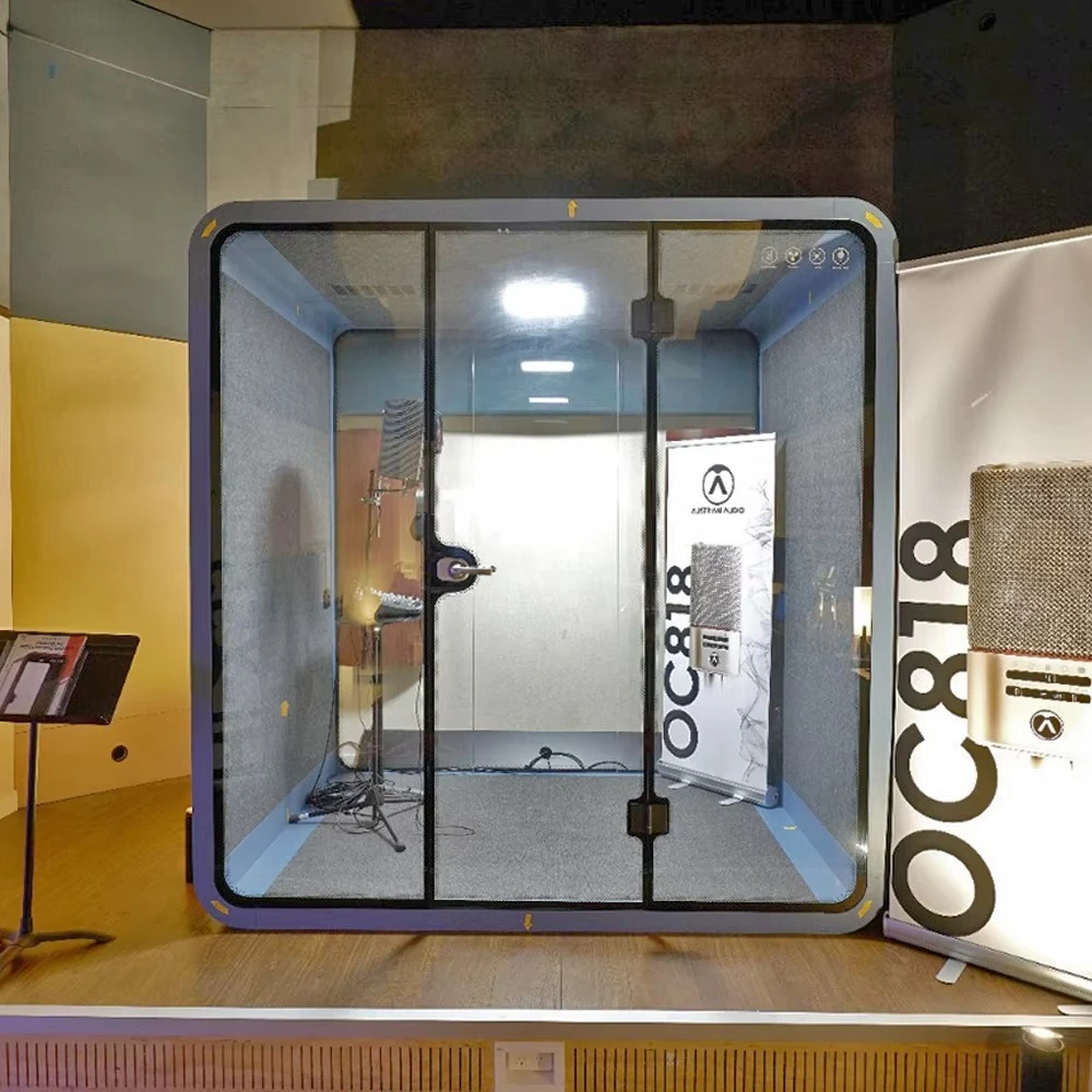Soundbox Sound Proof Music Booth Private Office Meeting Pods Sound Proof Noise Insulate Acoustic Piano Cabine