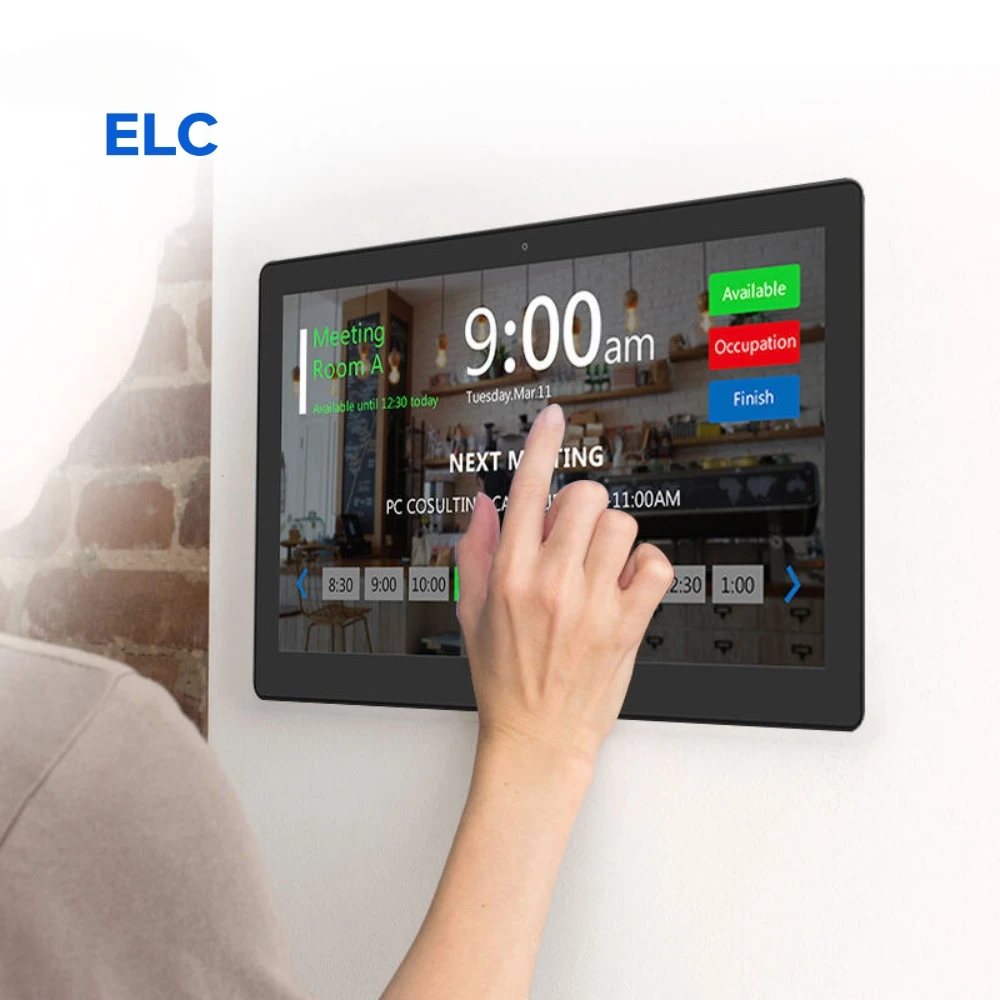 WA1348T Meeting Room Booking RK3568 Wall Android Signage 13.3 Inch Android 11 Poe Tablet Pc