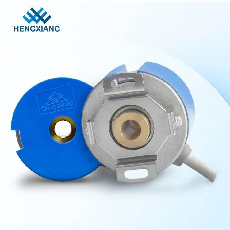 48mm Small encoder incremental encoder 36ppr line drive 5-24vdc 1024 pulses rotary encoder conical shaft 9mm KZ48