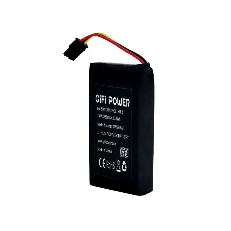 Original 1-3 Stück 3550 mAh 2S/7,4 V Fernbedienungsbatterie für Parrot Skycontroller 2, 7,4 V wiederaufladbare Batterie – Detail 3