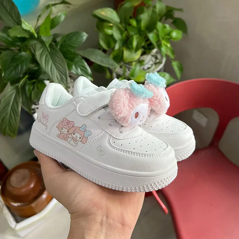 

Sanrio Cinnamoroll Sneakers Girl Kawaii Kuromi My Melody Running Shoes Winter Cartoon Anime Cute Babys Casual Shoes Gift for Kid