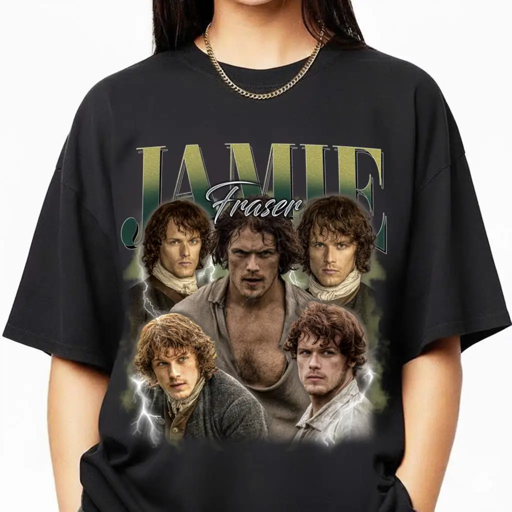 2026 Retro Jamie Fraser TShirt, Jamie Fraser hoodie, Jamie Fraser sweatshirt, Jamie Fraser Rock Style Bootleg Tee