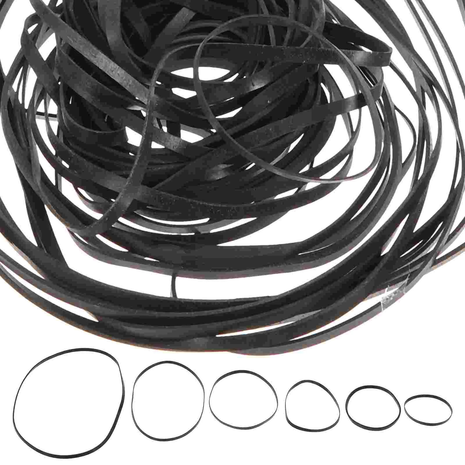 

50 Pcs Tape Recorder Belt Magnetic DVD Rubber for Drive Universal Cassette Machine Repair Maintenance Video Common