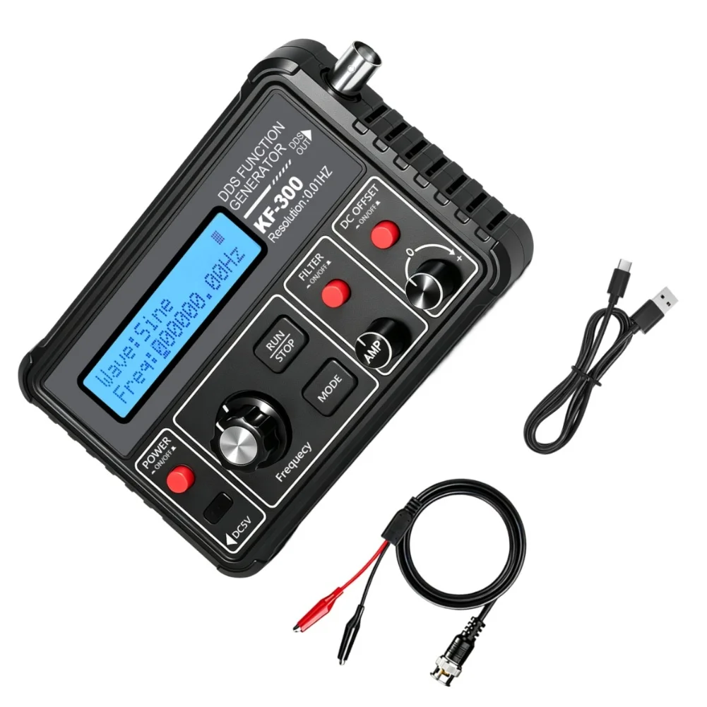 Lightweight For DDS For Signal Generator for Engineers Featuring 0.01Hz For Frequency Resolution and Wide Output Range