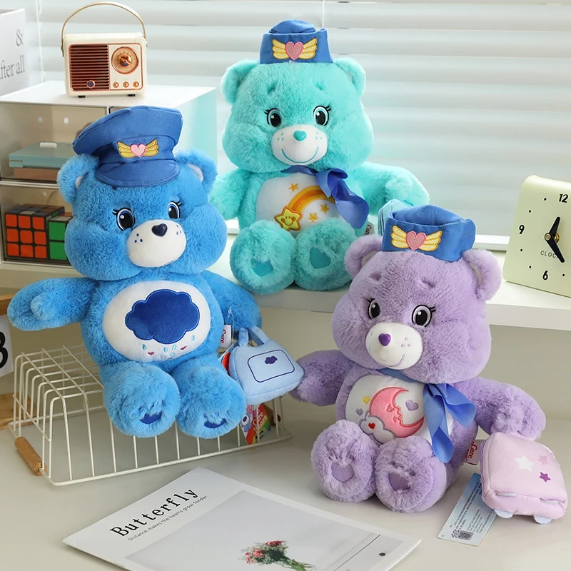 

33cm Care Bear Kawaii Plush Toys Boys Cute Rainbow Bear Soft Stuffed Toy Dolls Girls Boys Cartoon Gift Toy Dolls Home Decor Toy