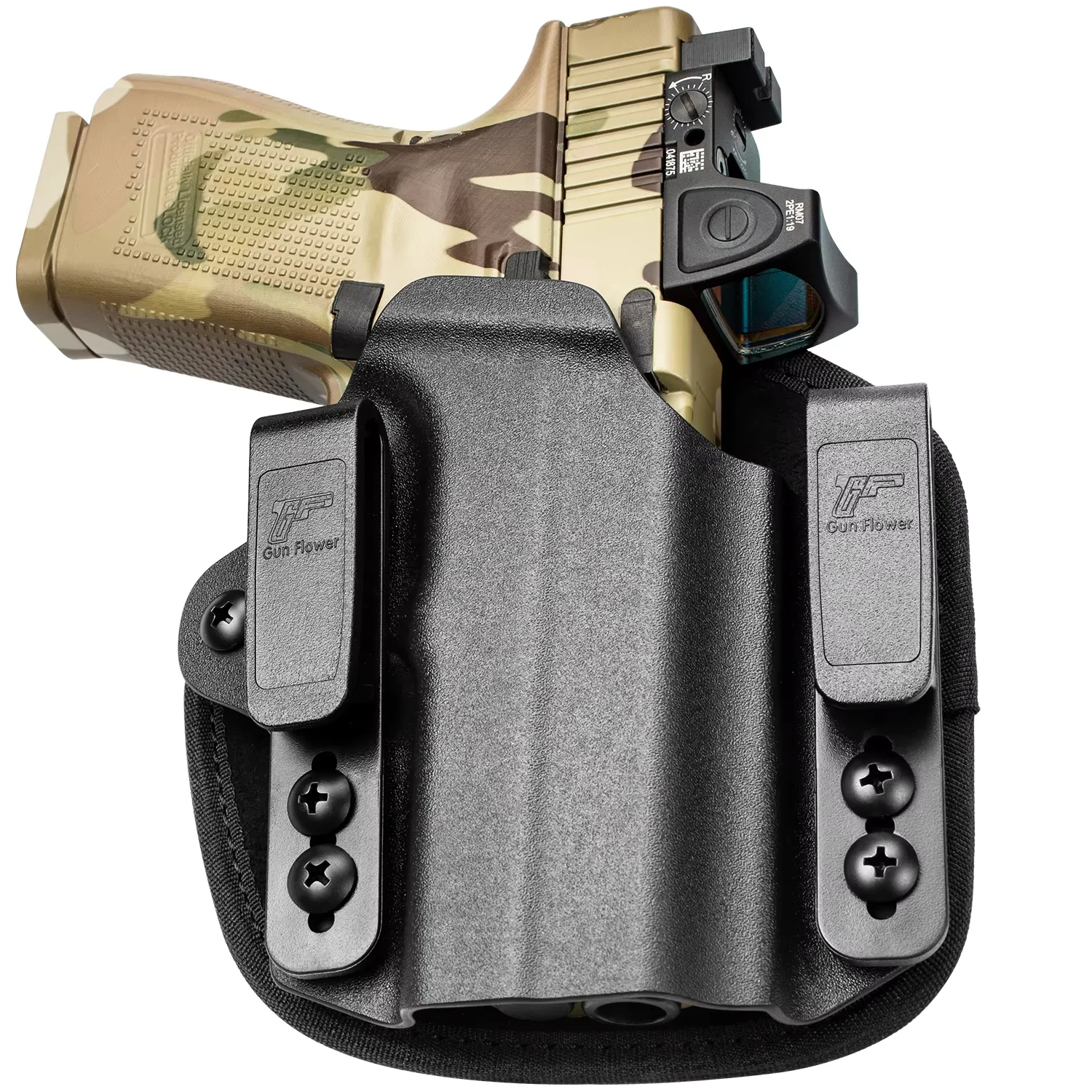 

Universal Hybrid Kydex&Nylon Holster for G19 G17 M&P Shield and Similar Right and Left Hand Universal Holster