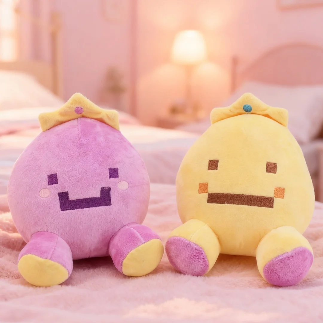 

Wemmbu and Zam Plush Toy Soft Stuffed Animal Toys Wemmbu and Zam Game Peripheral Plushie for Kids Fans Collectible Birthday Gift