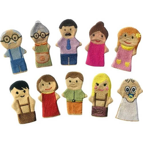 Anki Toys Finger Puppet Set İnsanlar 10'lu