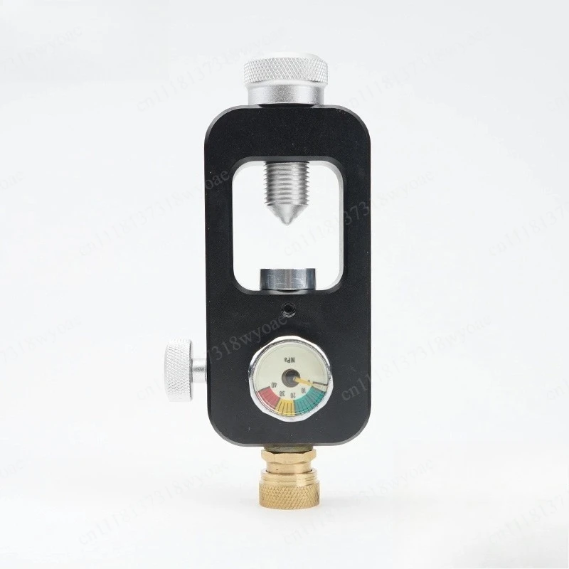 Large bottle to small bottle, air valve, flower basket head, air valve, scuba adapter