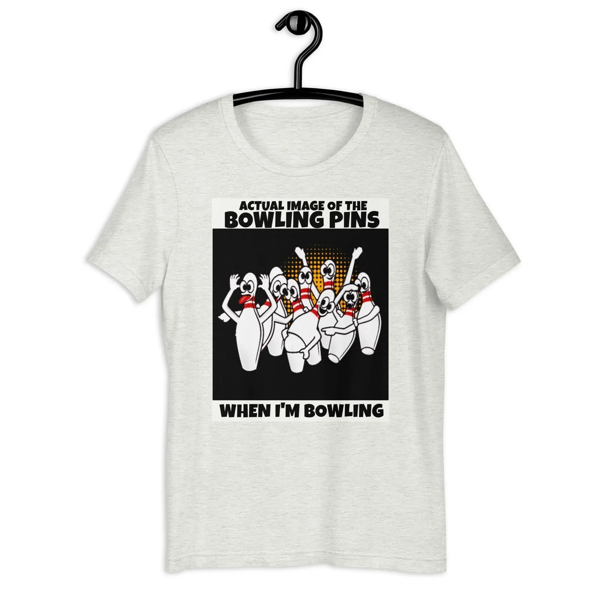 Camiseta divertida con diseño de bolos de pin-pon (cuatro bolas) para niños