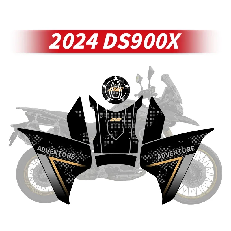 

For VOGE DS900X 900DSX Fuel Tank Area Protection Stickers Kits Of Motorcycle Accessories Decoration 3M Back Glue Refit Decals